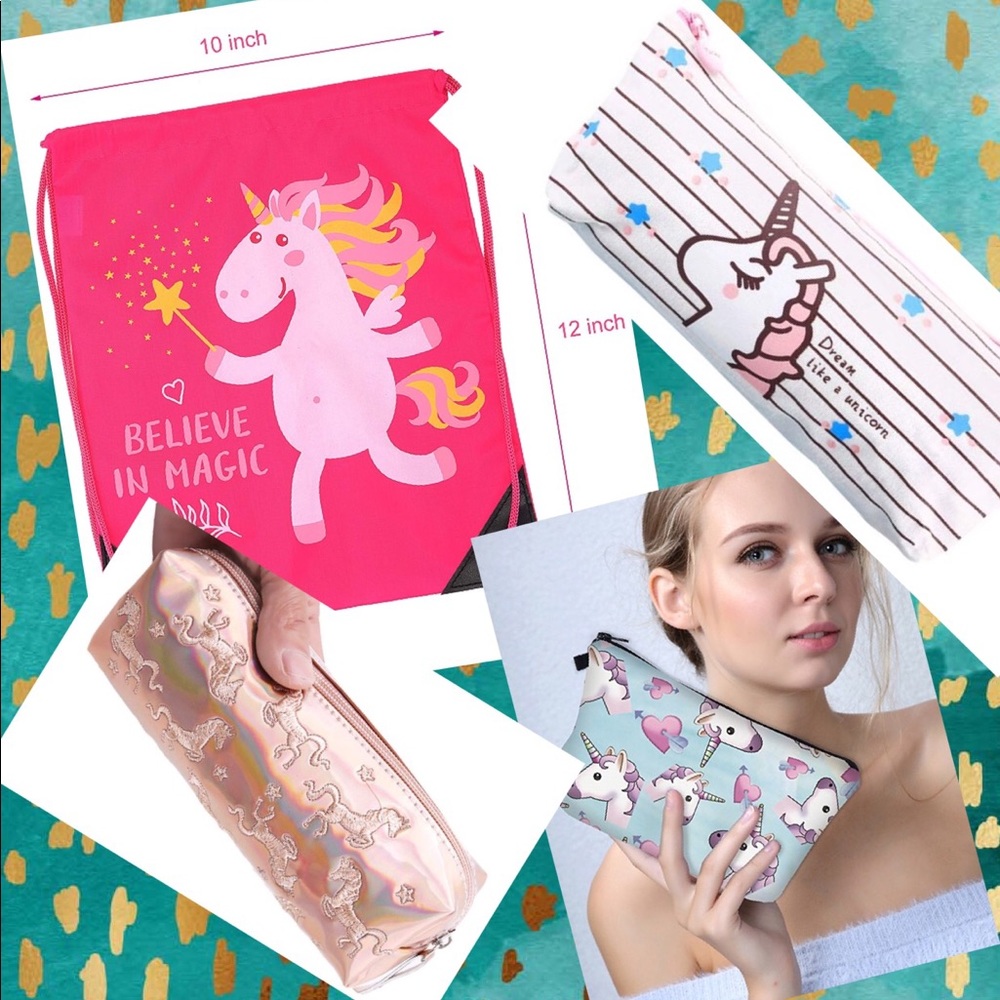 ⚡️SALE-3️⃣ for $25 #UnicornRides 🦄 Bag Bundle 4pc
